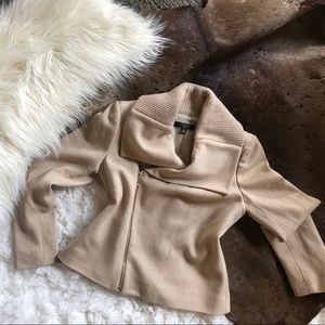 Anne Taylor Camel Cropped Jacket