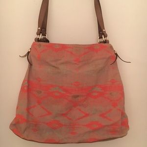 Stella and Dot Orange Boho Bag