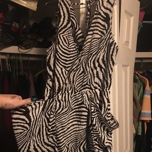 Zebra dress size 13