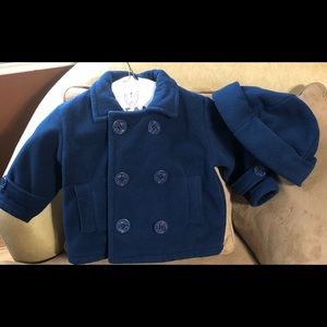 18 month boutique coat w/ matching hat