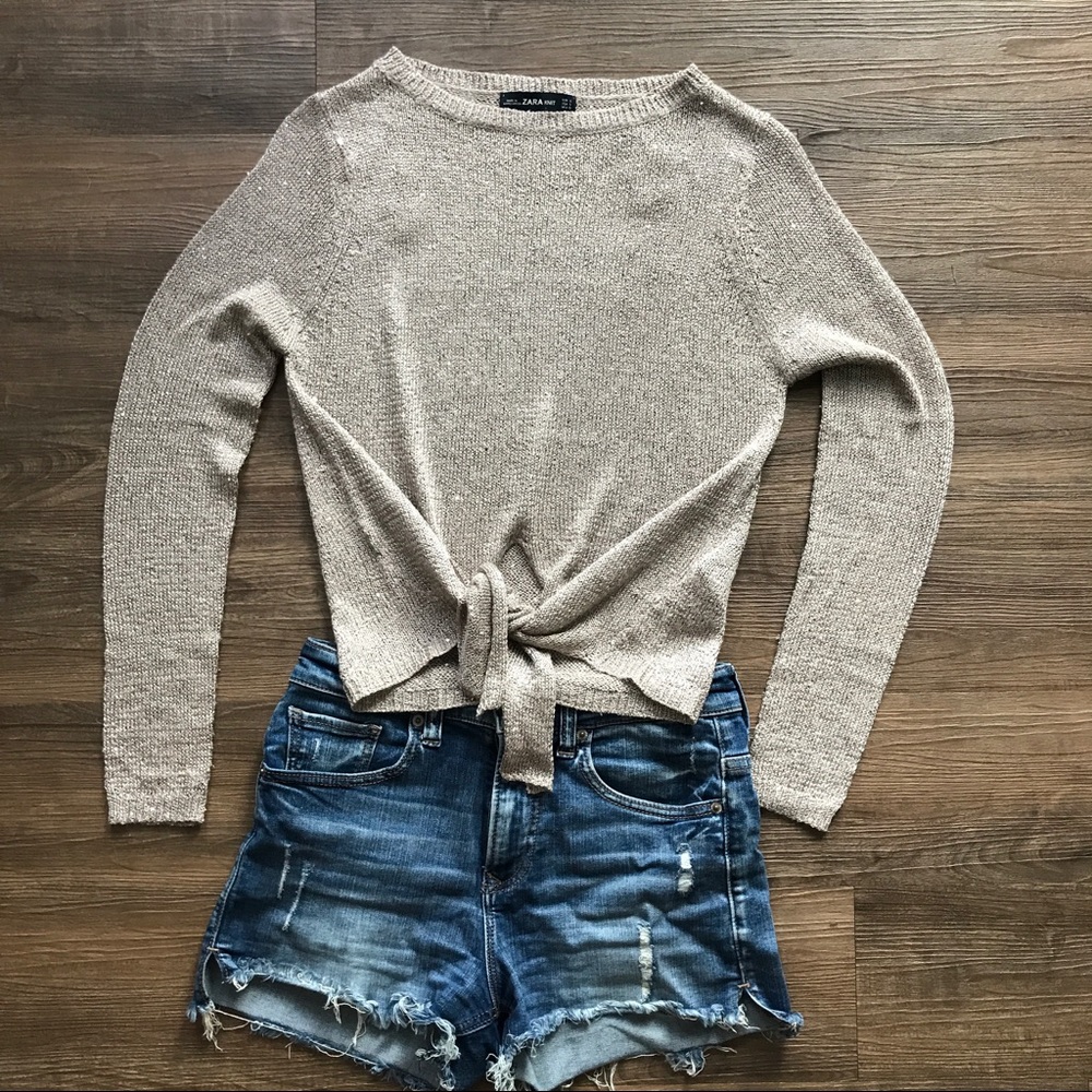 Zara Shimmery light sweater