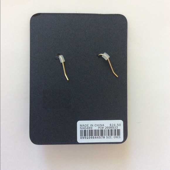 J. Crew Crystal Drop Earrings - Picture 2 of 4