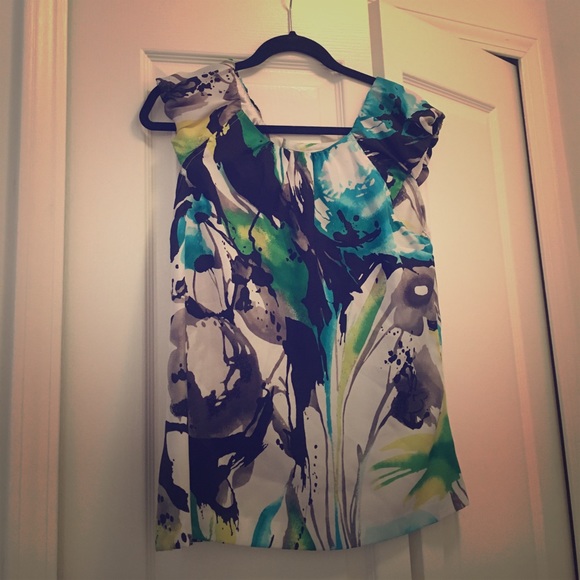 Splatter Print Blouse - Picture 1 of 2
