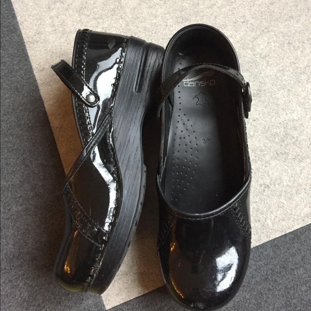 Dansko Marcelle Mary Jane, patent leather, Size 39
