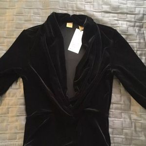 H&M velvet body suit NWT