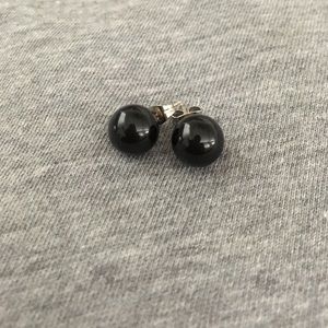 Authentic Tiffany & co. Black Onyx Earrings