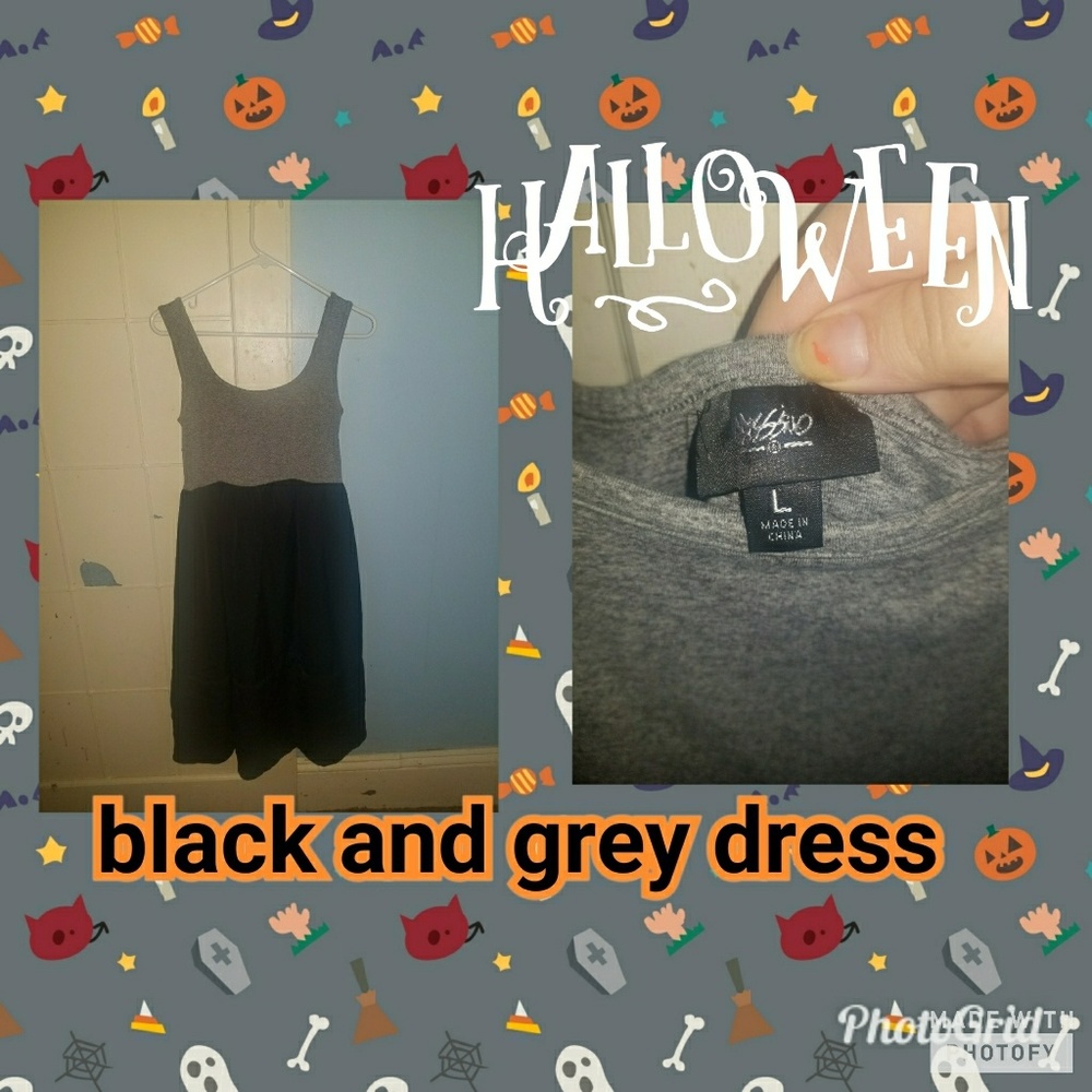 **SOLD**Black and Grey dress