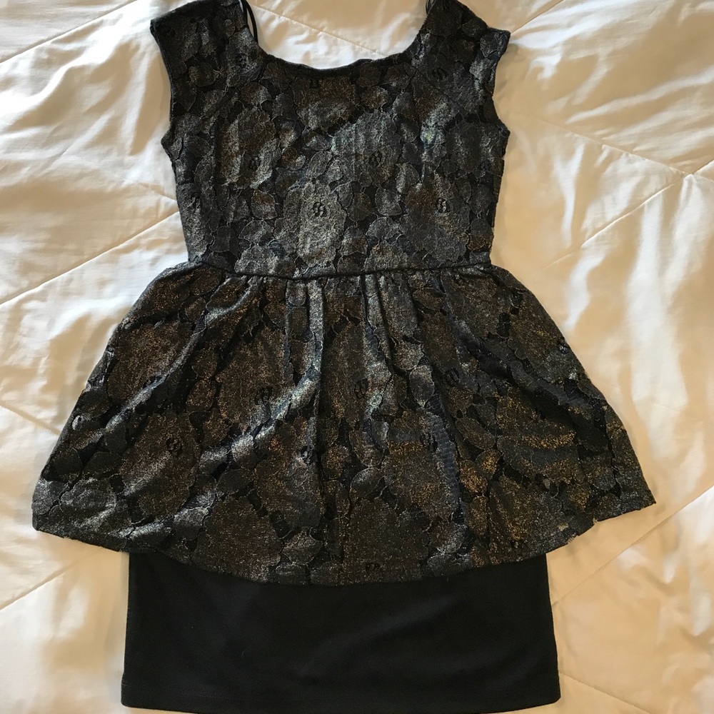 Black and Gold Dress