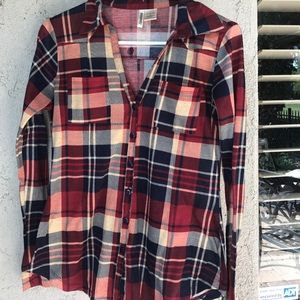 Long Sleeve Button Down Top