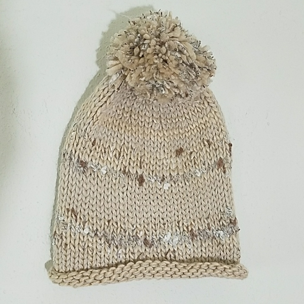 Happy Trials Cute Wool Knit Pom Beanie - Picture 5 of 7