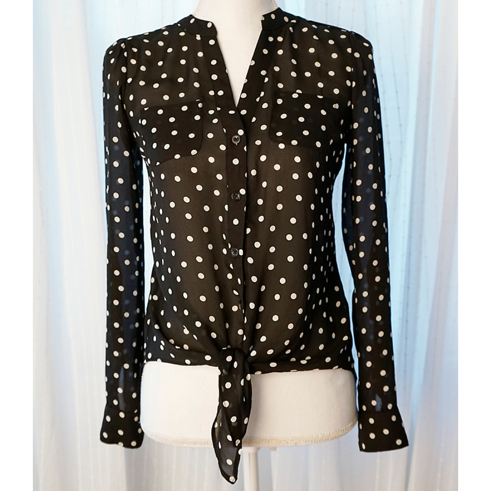Candie's Sheer & Lace Blouse NWOT
