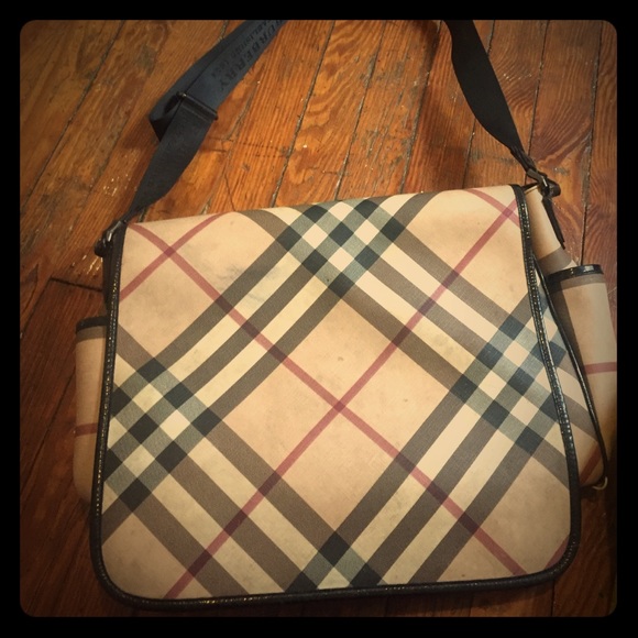 Burberry diaper bag