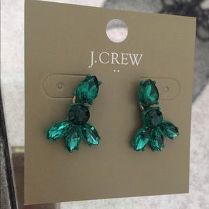 JCREW Emerald Dangle Earrings