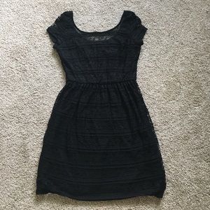 Lacy Black Dress