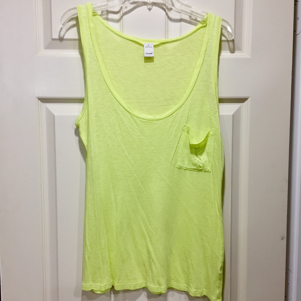 Trouvé oversized neon tank top