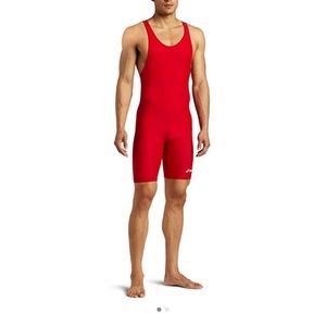 ASICS men's wrestling modified singlet Lg