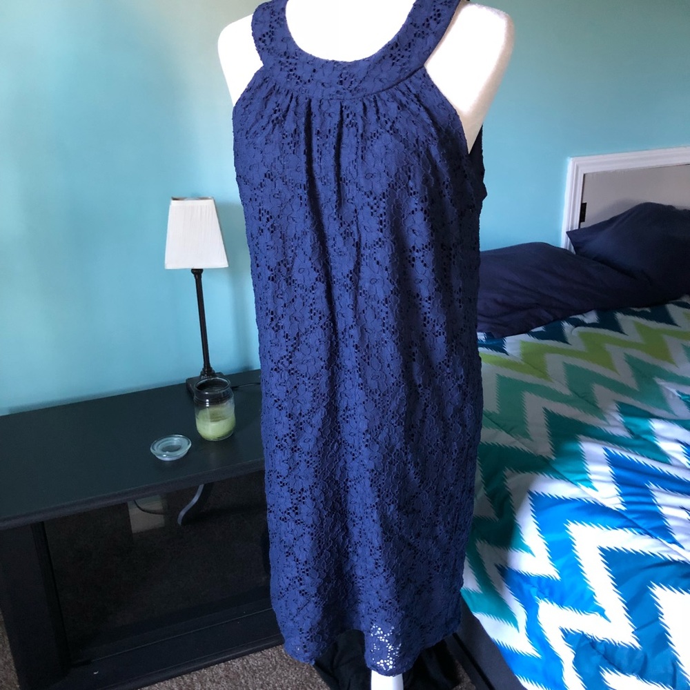 Laundry Sleeveless Lace Dress Size M