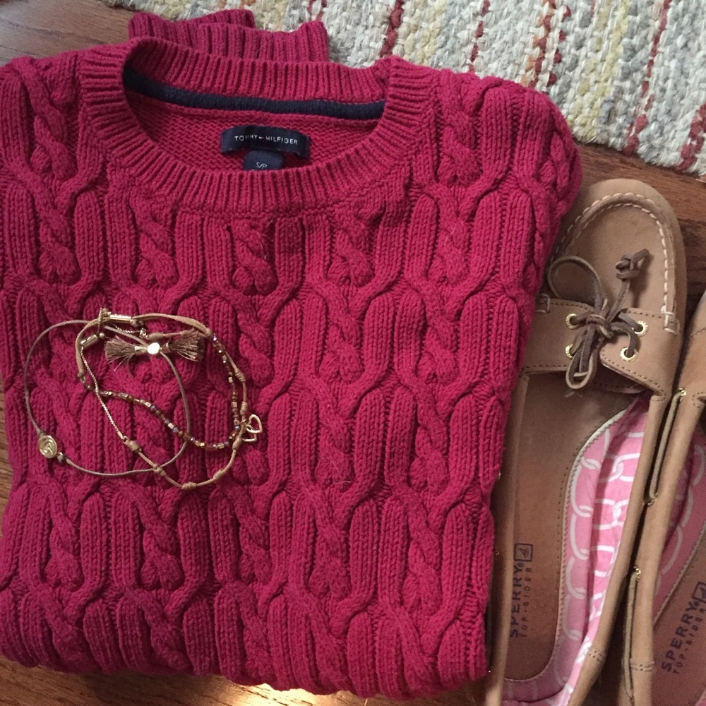 Tommy Hilfiger Classic Fuchsia Sweater