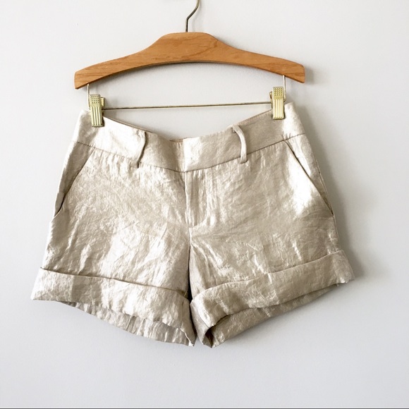NWOT! Club Monaco Marianna Champagne City Shorts - Picture 4 of 8