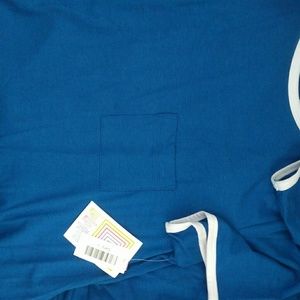 NWT lularoe Carly cobalt with white edges