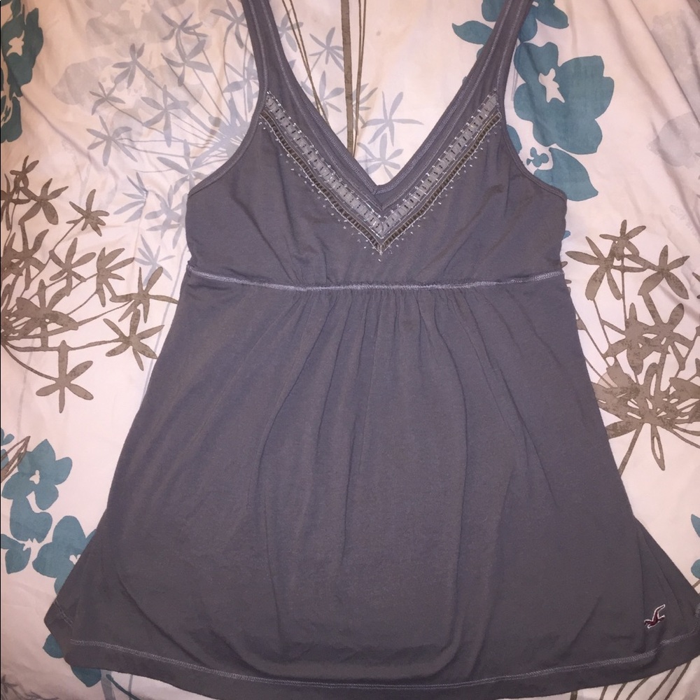 Hollister gray tank