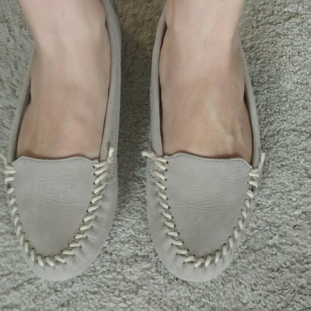 Clarks suede loafers driving shoes