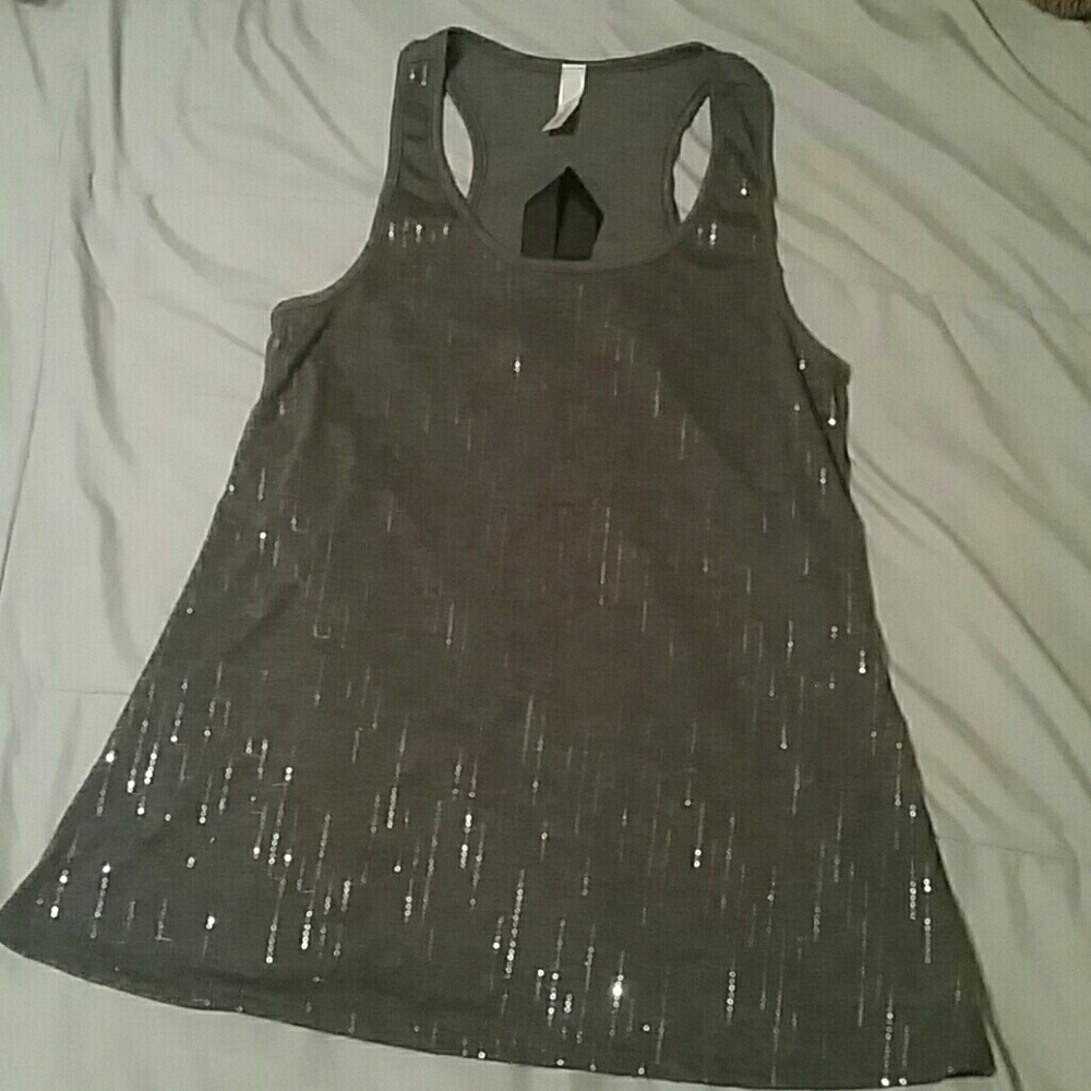 Charcoal Tank Top blouse