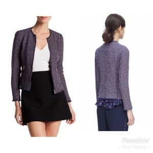 Rebecca Taylor Graphic Tweed Jacket