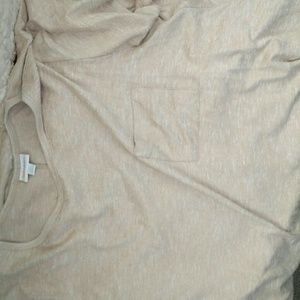 Heathered cream legging material Carly