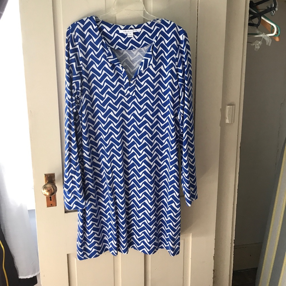 DVF Reina silk blend shift dress