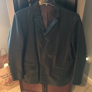 Banana Republic Leather coat