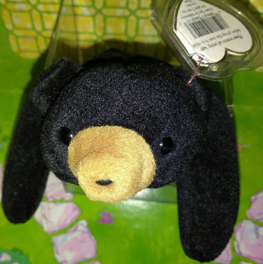 BLACKIE THE BEAR BEANIE BABY