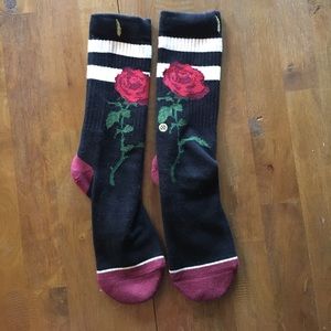 DISNEY beauty and the beast rose socks! Size s/m