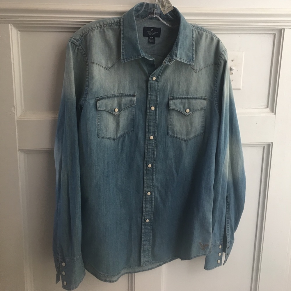 American Eagle Vintage Denim Shirt