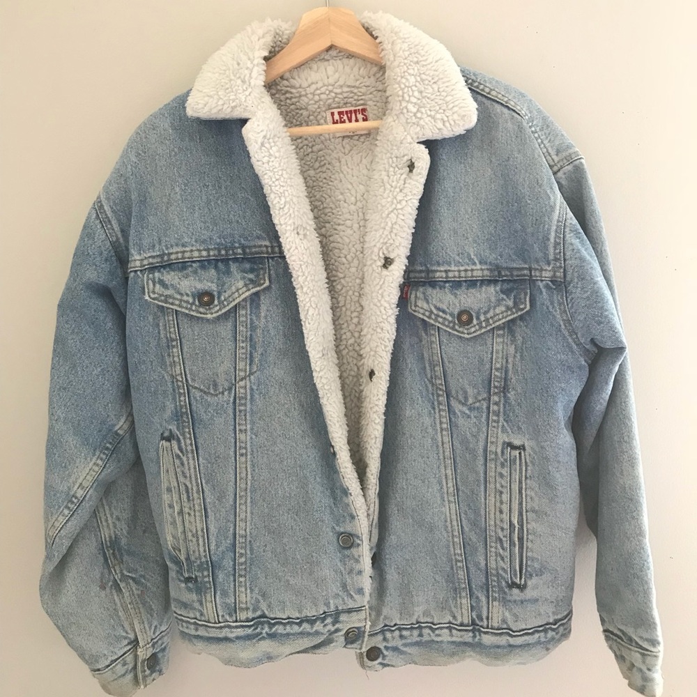 Vintage re/done Levi denim jacket, light wash