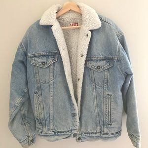 Vintage re/done Levi denim jacket, light wash