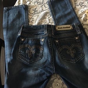 Rock Revival Alanis Straight Jeans Size 27