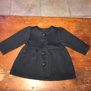 Lightweight Black Jacket size 3-6 months