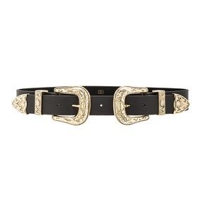 B-low the belt Bri Bri gold and black size small