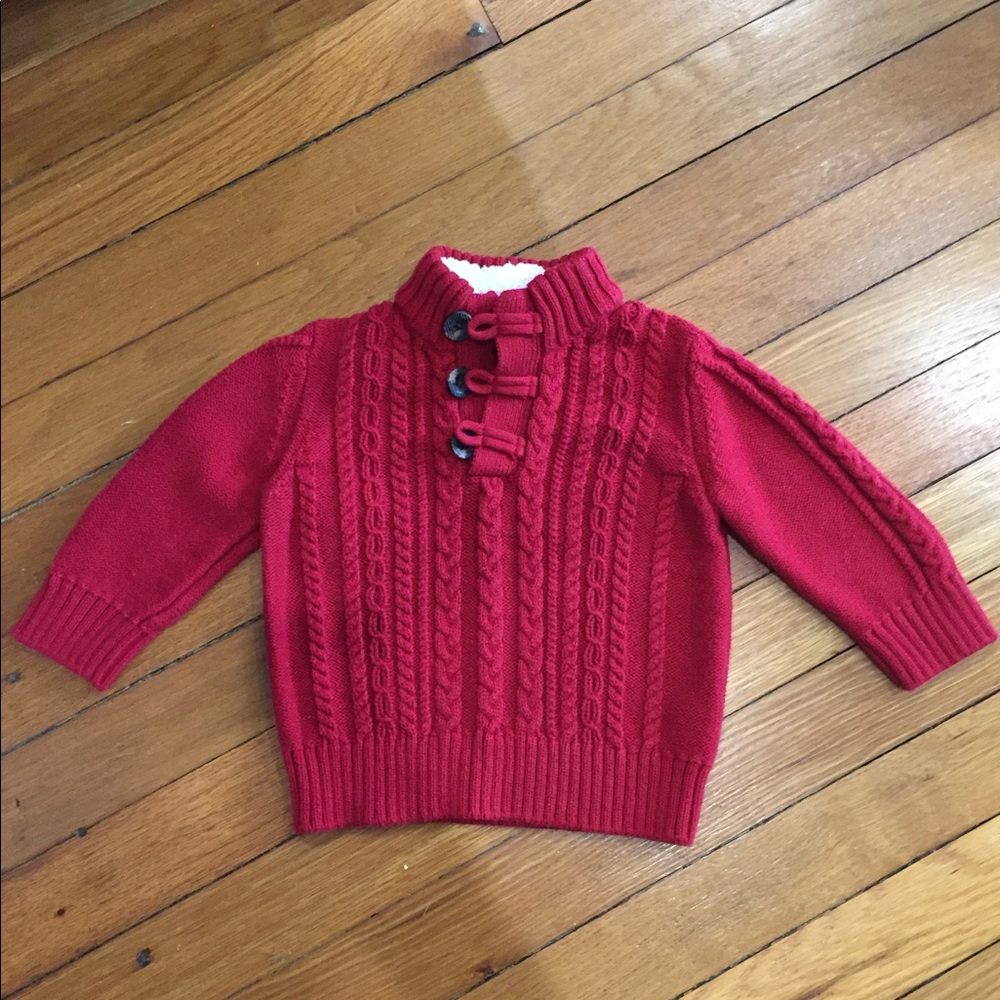 Baby GAP Red Sweater 12-18 months