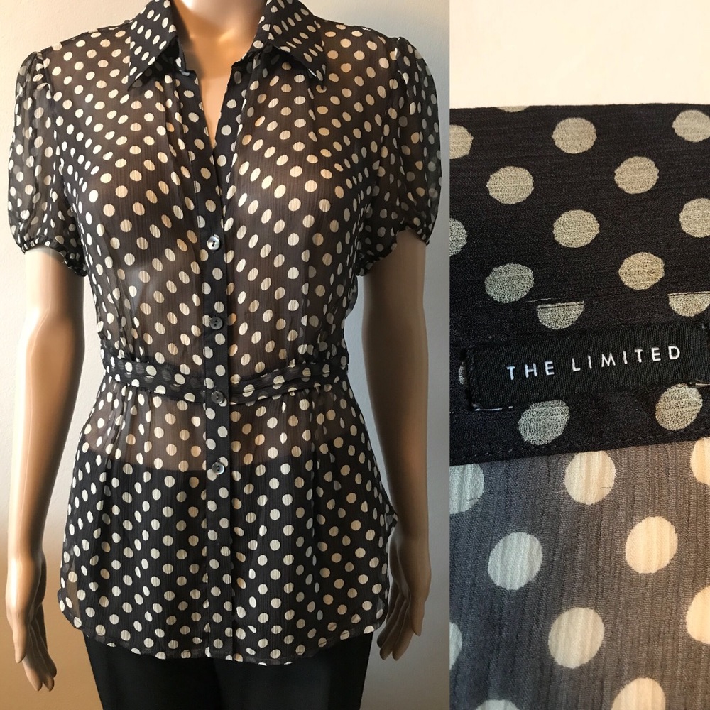 The Limited 💯 Silk Blouse short sleeves