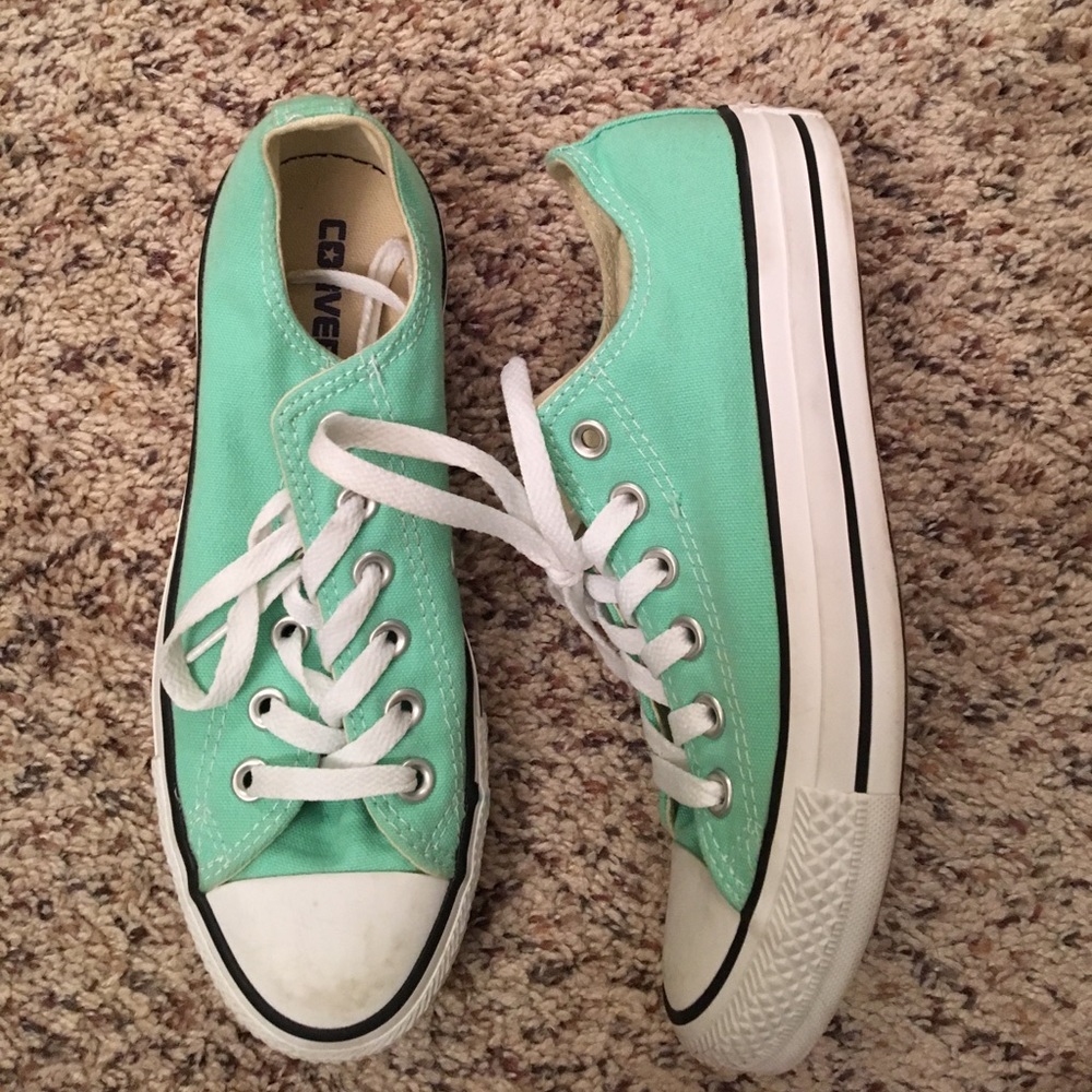 Mint Green Converse - image 2