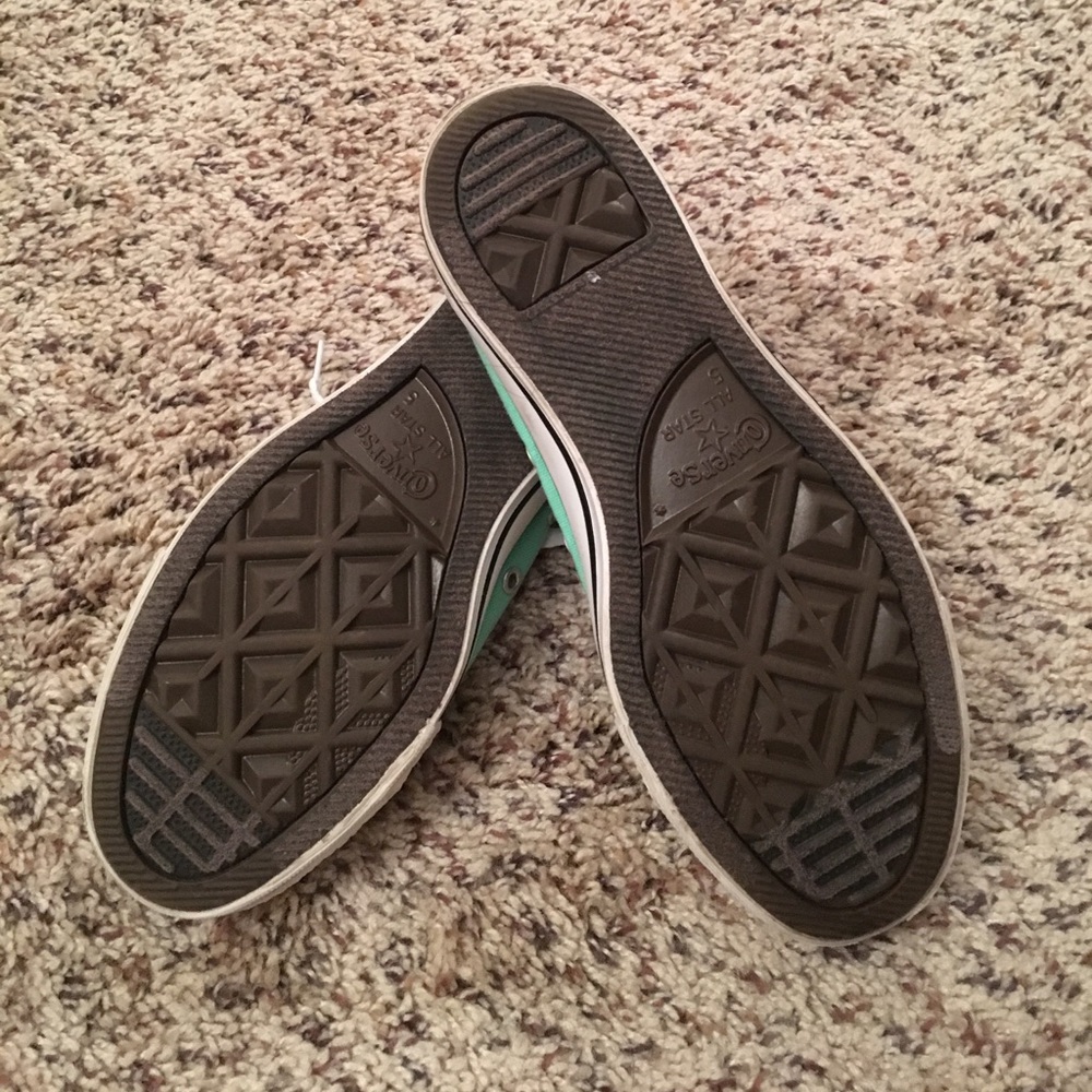 Mint Green Converse - image 4
