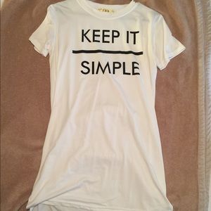 White tshirt dress