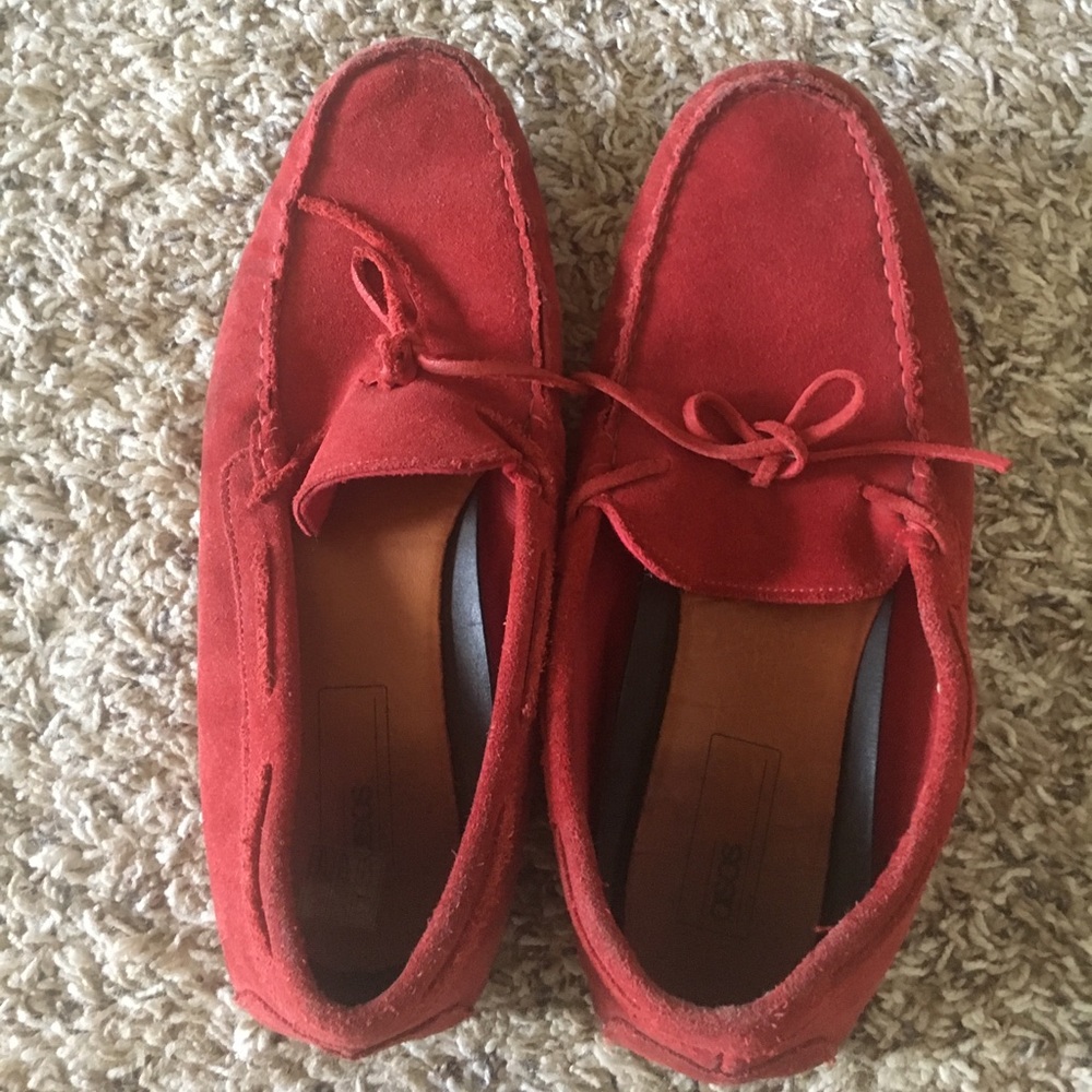 Red loafers size 10.5