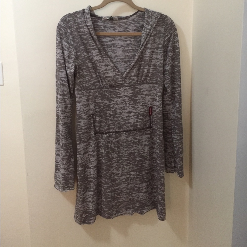 Cotton never worn Hard Tail dress with hood