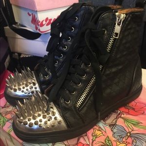 Jeffrey Campbell Spiked Sneakers