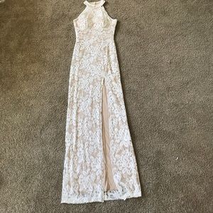 Cream lace dress