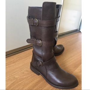 Steve Madden Buck Leather Boots