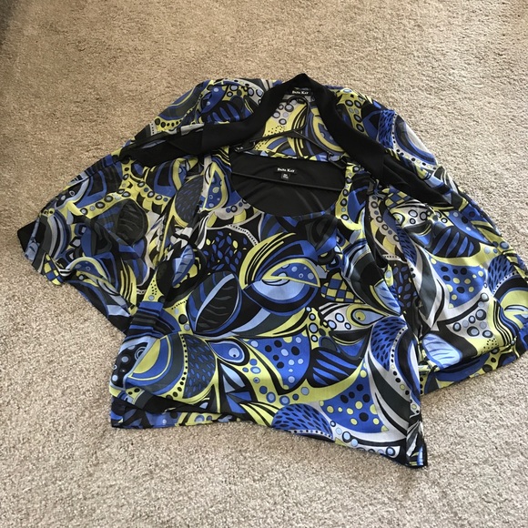 Beautiful Chiffon plus seize two pieces long sleev - Picture 5 of 8